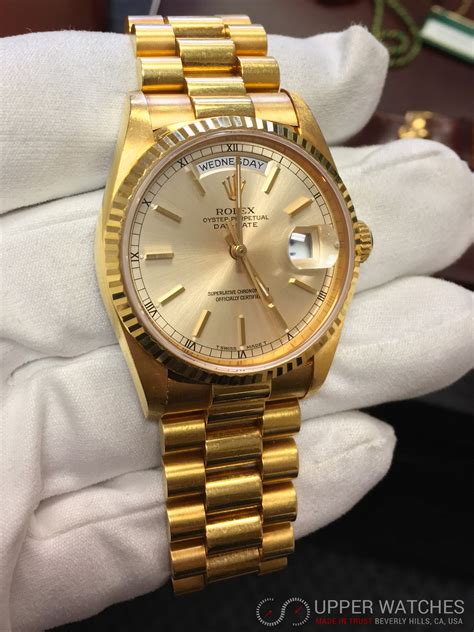 are rolex watches solid gold|rolex day date gold price.